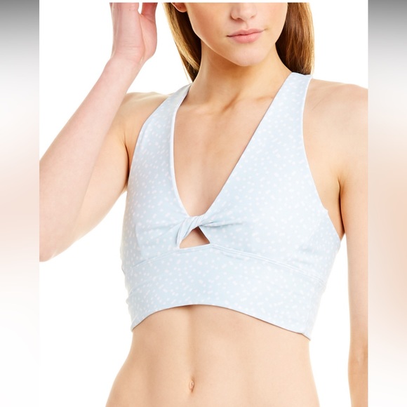 NWT Betsey Johnson Double Polka Dot Twist Bra XS - Picture 1 of 2